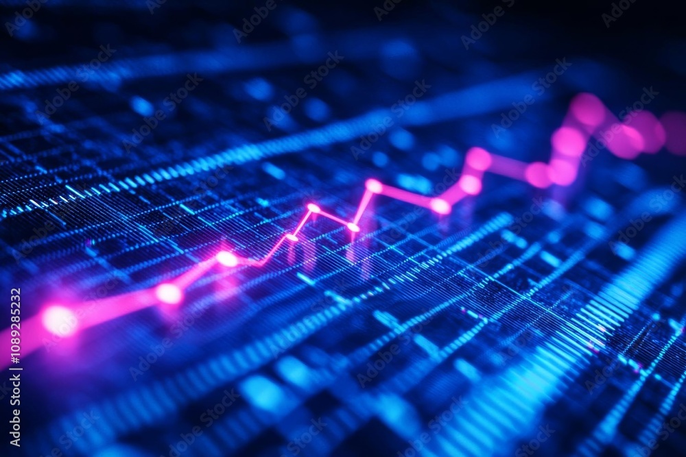 Abstract financial candlestick chart with line graph and stock numbers in Double exposure style background , isolated on white background, , copy space, copy space for text, Abstract financial candlestick chart with line graph and stock numbers in Double exposure style background , isolated on white background, , copy space, copy space for text,