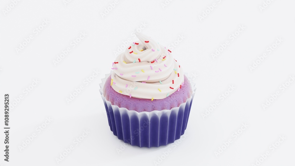 Delicious Cupcake with Buttercream Frosting and Sprinkles | Perfect for Bakery Promotions, Dessert Branding, Food Styling, and Creative Cupcake Packaging Designs Delicious Cupcake with Buttercream Frosting and Sprinkles | Perfect for Bakery Promotions, Dessert Branding, Food Styling, and Creative Cupcake Packaging Designs