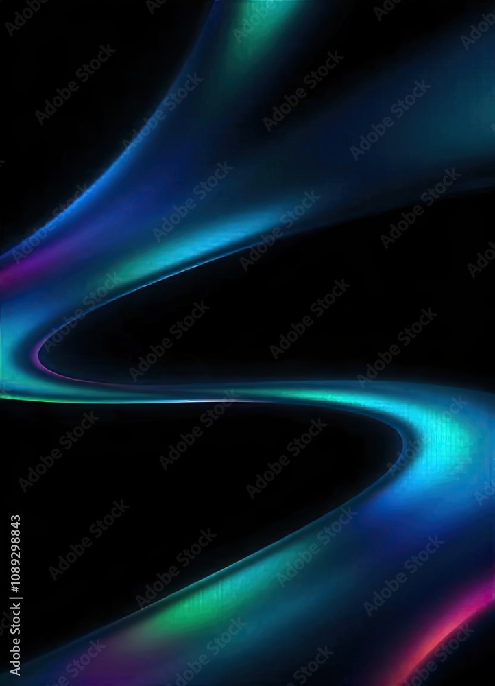 Dynamic flowing light patterns abstract background digital art dark environment close-up viewpoint visual concept Dynamic flowing light patterns abstract background digital art dark environment close-up viewpoint visual concept