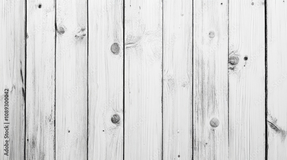 Weathered rustic white wooden planks featuring a distressed texture with visible knots and grain for a charming vintage look. Weathered rustic white wooden planks featuring a distressed texture with visible knots and grain for a charming vintage look.