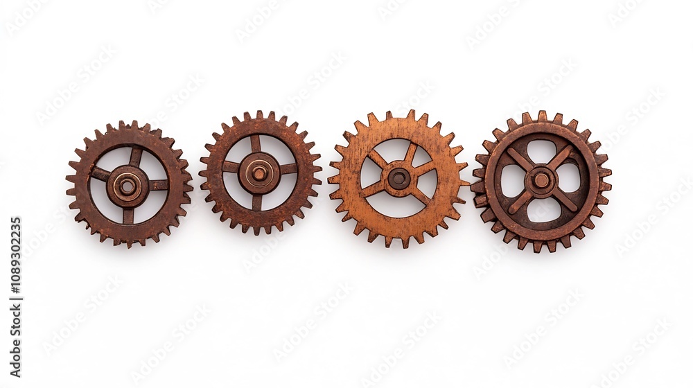 Corporate Gears Turning in Sync,Symbolizing Teamwork and Corporate Gears Turning in Sync,Symbolizing Teamwork and