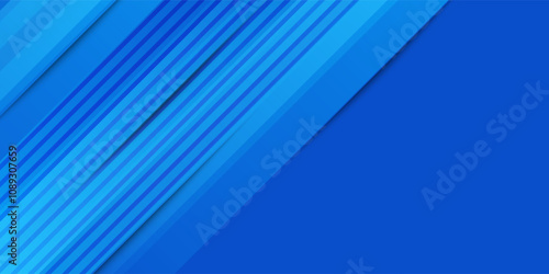 Modern background template with light blue and blue gradient, circle effect, suitable for background,