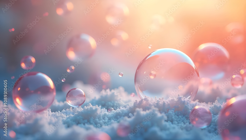 beautiful soap bubbles floating on air. soap bubbles background. beautiful soap bubbles floating on air. soap bubbles background.