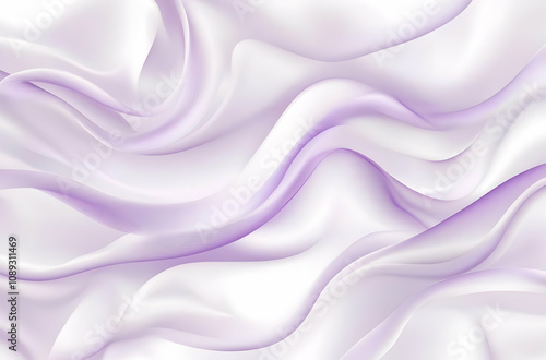 Abstract Lavender and White Swirling Fabric Texture.