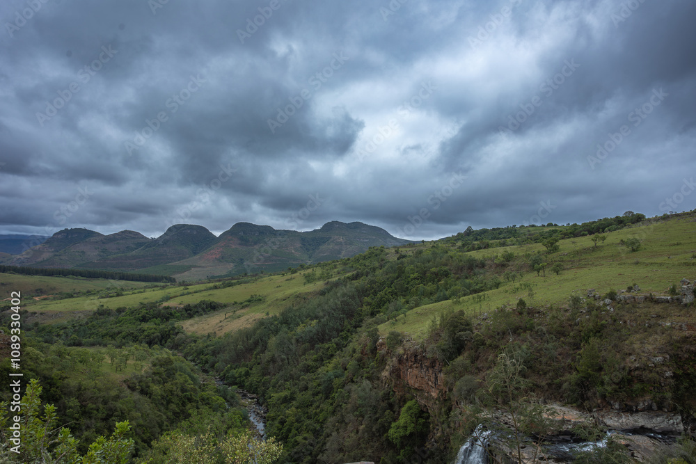 route panoramique, Mpumalanga, Afrique du Sud, Belle nature, attraction de voyage, paysage africain route panoramique, Mpumalanga, Afrique du Sud, Belle nature, attraction de voyage, paysage africain