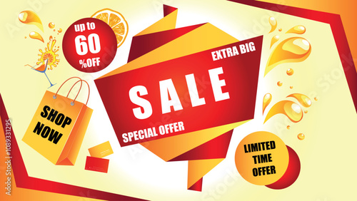 Shop Offer Design, Banner