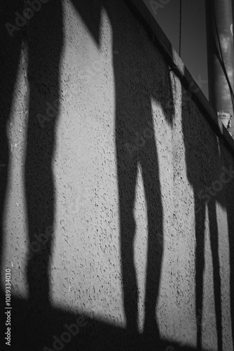 shadows, bright sunlight