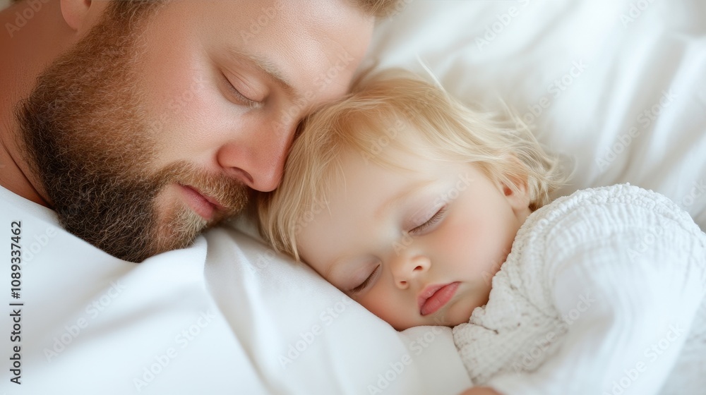 Tender Moment Between Parents Gazing Lovingly at Their Sleeping Child in Serene and Peaceful Setting, Capturing the Essence of Family Bonding and Love Tender Moment Between Parents Gazing Lovingly at Their Sleeping Child in Serene and Peaceful Setting, Capturing the Essence of Family Bonding and Love