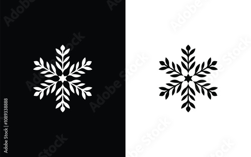 Snowflakes winter design