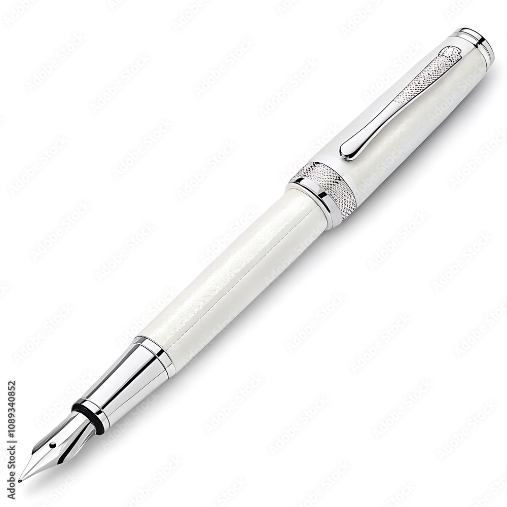 fountain pen isolated on white background fountain pen isolated on white background