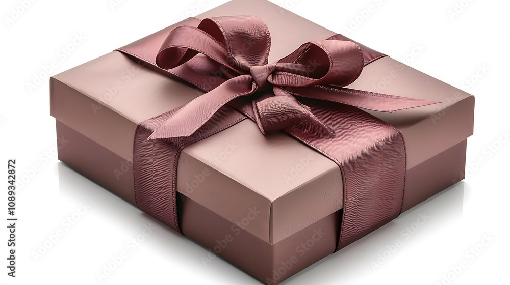 gift box with bow isolated on white background. gift box with bow isolated on white background.