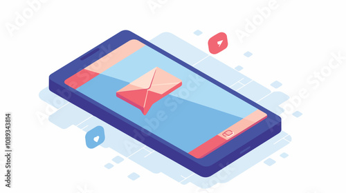 Mobile Cell Phone Security System Error Fail Concept