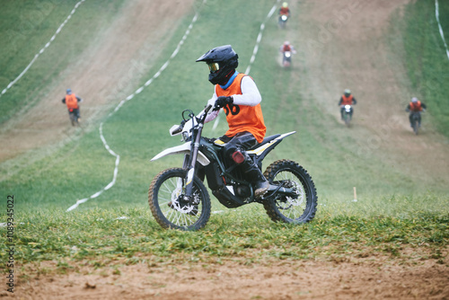 Electric motocross race