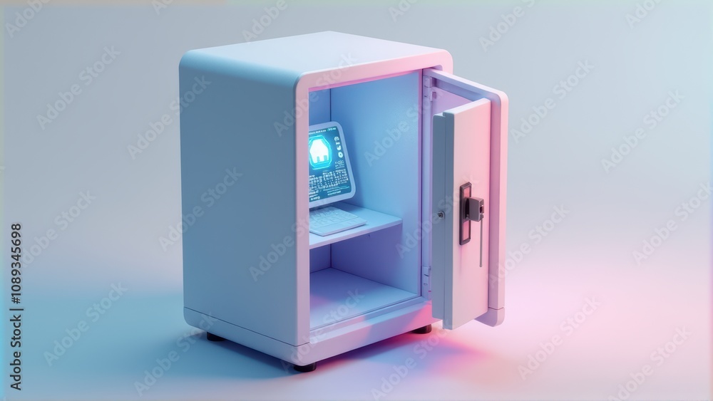Secure Data Storage Computer in a Safe Secure Data Storage Computer in a Safe