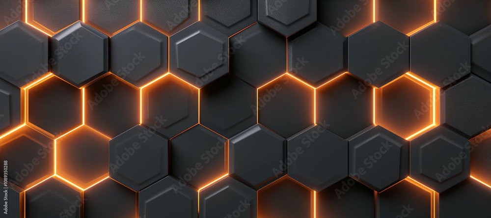 glowing hexagon shaped wall background 19 glowing hexagon shaped wall background 19