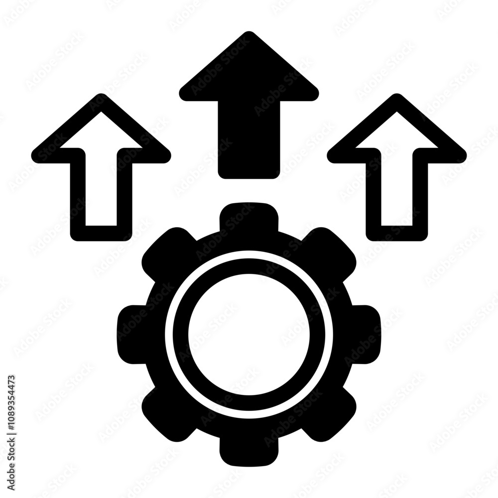 Productivity icon line vector illustration Productivity icon line vector illustration