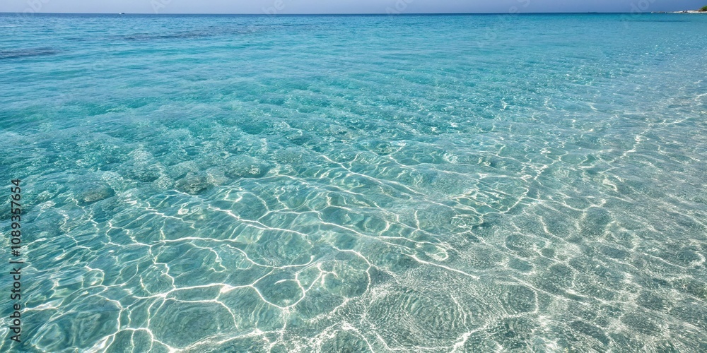 Obraz premium Clear crystal clear water with small circular ripples in its surface, nature, clear water, ripples, waves