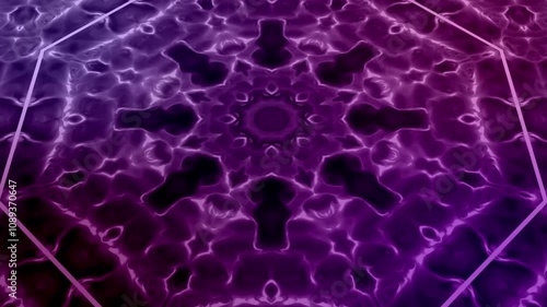 Magic circle animation (purple)