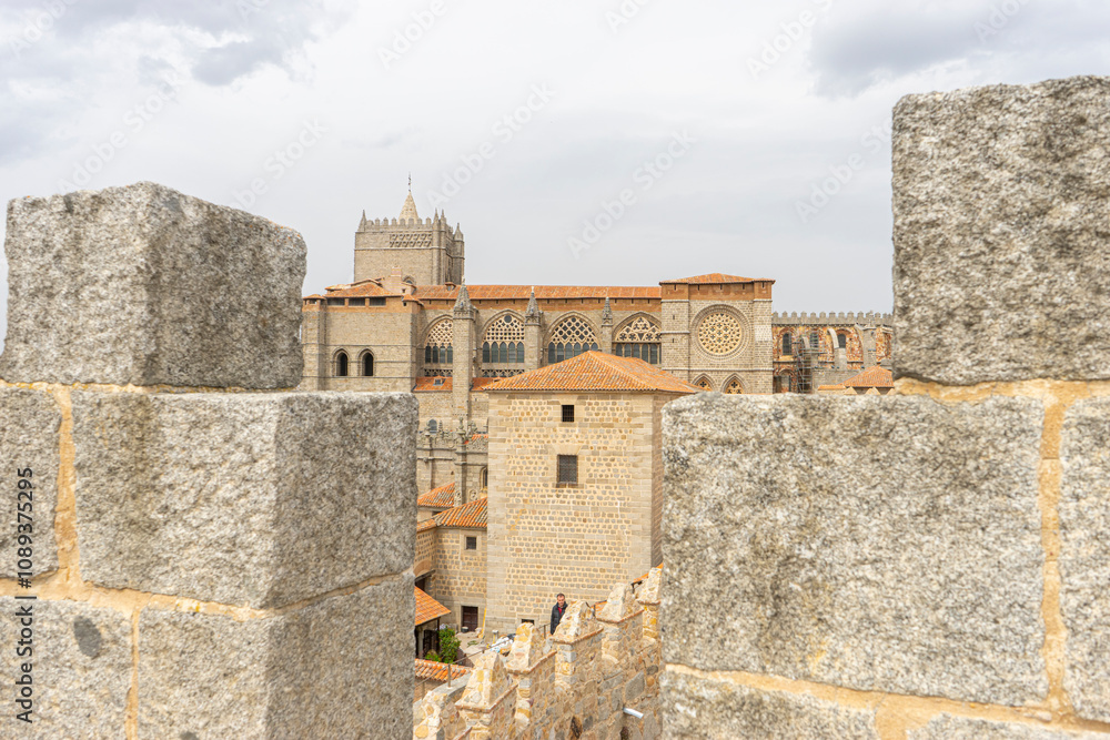 Majestic Stone Walls of Ávila, Spain Majestic Stone Walls of Ávila, Spain