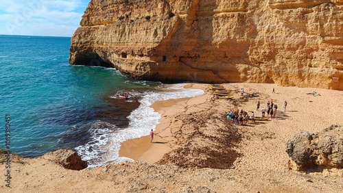 Algarve Portugal beach near Benagil cave