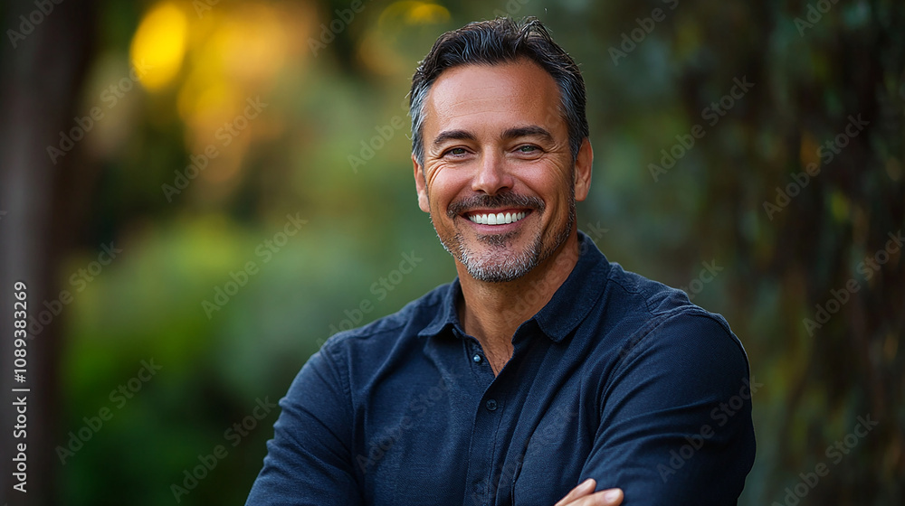 A team leader smiles confidently at the camera, symbolizing trust and motivation for their team. A team leader smiles confidently at the camera, symbolizing trust and motivation for their team.