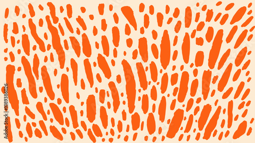 Formas orgânicas abstratas. Elementos contemporâneos inspirados no padrão leopardo, conjunto de rabiscos desenhados à mão, ilustração vetorial moderna