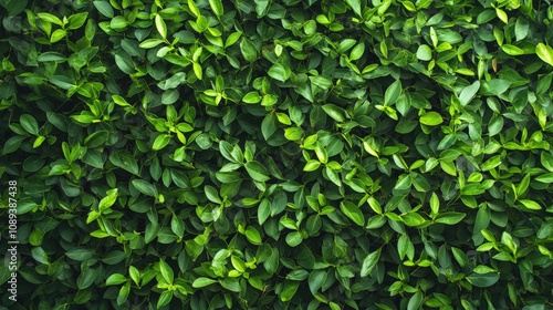 Wallpaper Mural Lush Green Leafy Texture for Nature and Garden Themes Torontodigital.ca