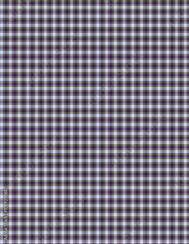 Plaid fabric pattern, blue, brown, cream, seamless for textiles, and for designing clothes, skirts or decorative fabrics. Vector illustration.