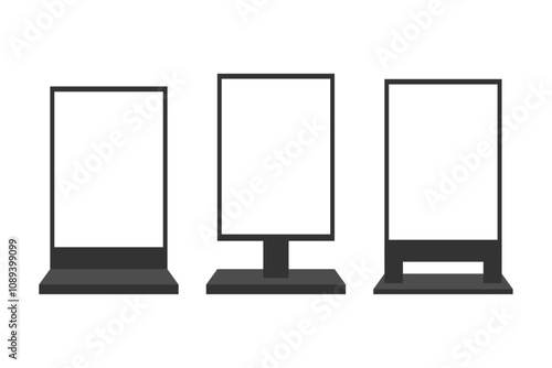 縦型のデジタルサイネージ