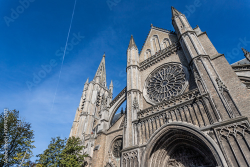 Foto Sint-Maartenskathedraal in Ypres, Belgium