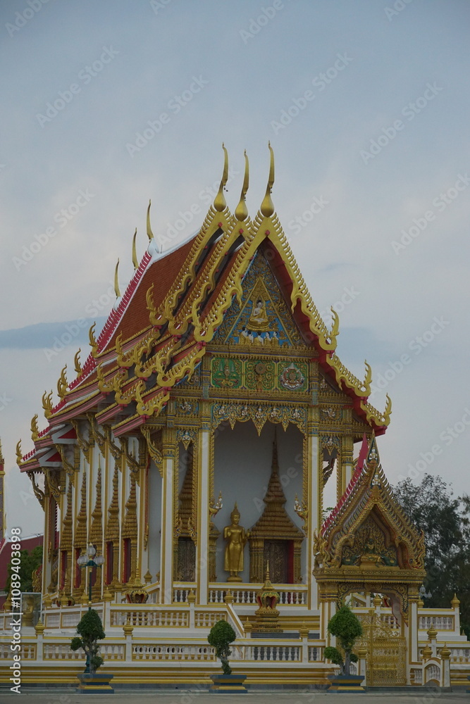 custom made wallpaper toronto digitalCultural festival celebration at a stunning temple thailand architectural photography urban landscape tourist attraction heritage