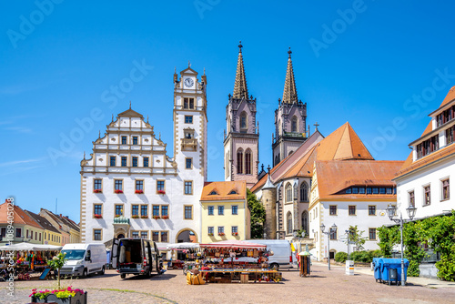 Altstadt, Oschatz, Sachsen, Deutschland 