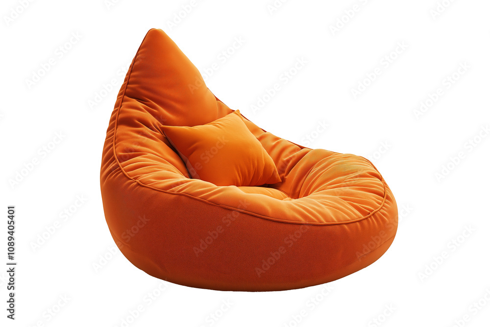 bean bag isolated on white background with clipping path. bean bag isolated on white background with clipping path.