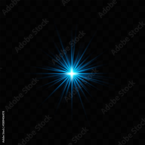 Teal starburst set icon. Vibrant teal radiant glow with luminous sharp rays on dark background, symbolizing energy and futuristic style. Ideal for sci-fi, abstract, or decorative designs.