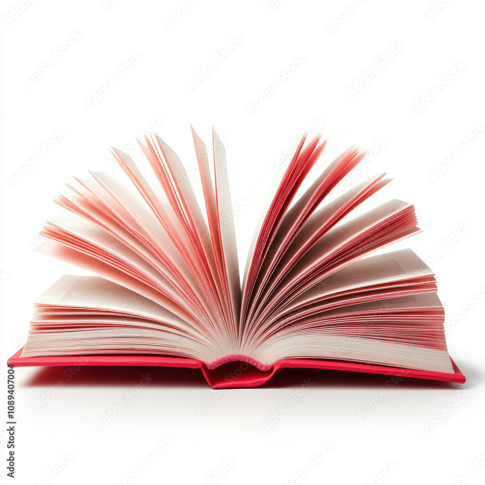 Fototapeta premium Hard Cover Book Isolated