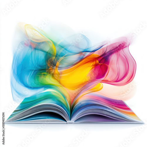 Magazine Fold Isolated