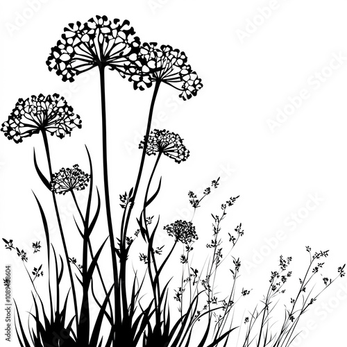 Queen Annes Lace Silhouette...