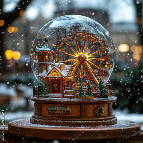 Whimsical Glass Globe Fille...