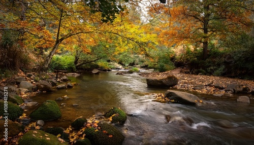 stream in the forest