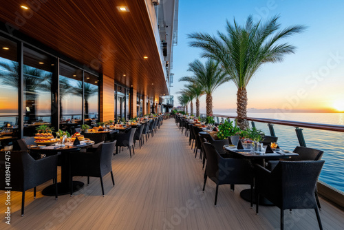 A Casual Outdoor Dining Sce...
