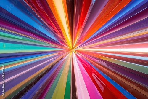 Wallpaper Mural Colorful 3D Art Representation of Light and Abstraction Torontodigital.ca