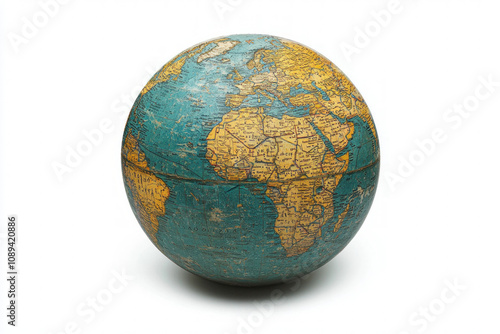 globe technology on white b...