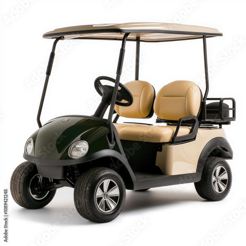 Golf Cart Isolated