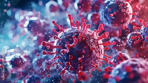 A detailed look at antibiotic granules under a microscope with dramatic light shifts. The swirling particles create a mesmerizing and almost fluid-like motion