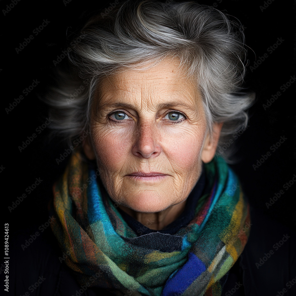 Sad Lady Isolated Sad Lady Isolated