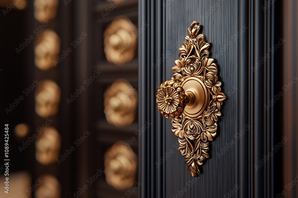 Close-Up of a Luxurious and Modern Apartment Door Handle – Sleek Design, Elegant Home Interior, and High-End Decor Close-Up of a Luxurious and Modern Apartment Door Handle – Sleek Design, Elegant Home Interior, and High-End Decor