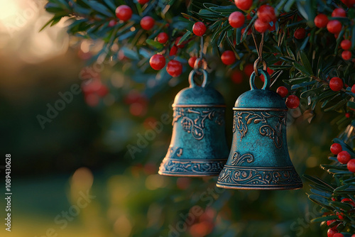 Christmas Bells Isolated