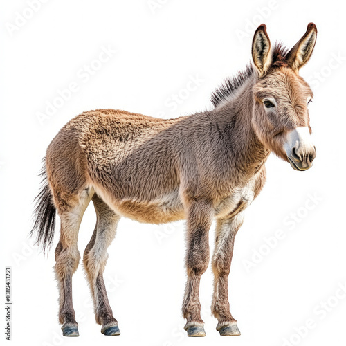 Donkey Isolated On White