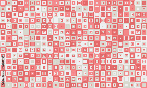 Textured cube pattern with colourful tiles and elegant symmetry. Ideal for graphic design projects, backgrounds, and trendy decorative material.