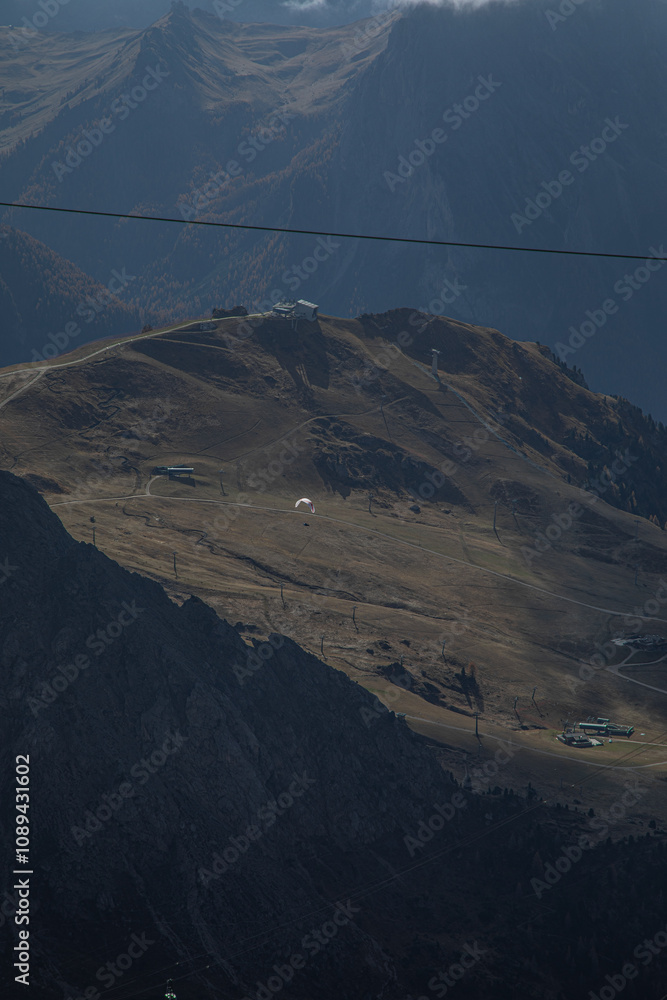 Naklejka premium Incredible views of the Dolomites 